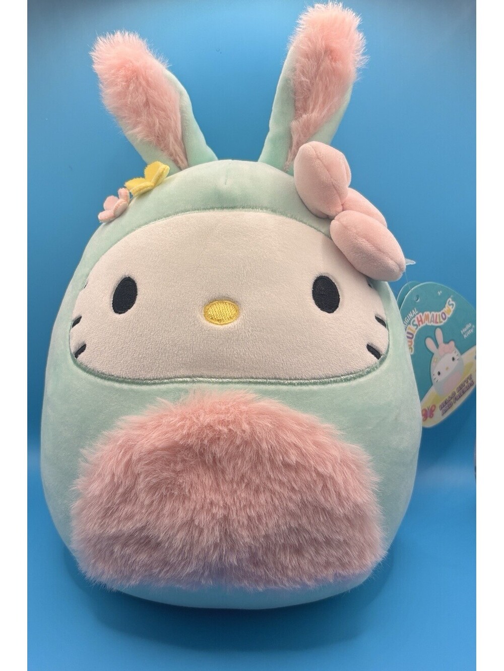 Squishmallow Kellytoy Plush Sanrio Hello Kitty 8" and Greggor Marble the Moose